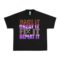Black race ıt great ıt fıx ıt repeat ıt Urban Heavy Tee - AdoDesignShop