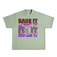 Oil Green race ıt great ıt fıx ıt repeat ıt Urban Heavy Tee - AdoDesignShop