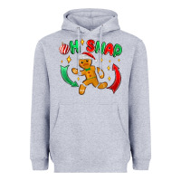 Heather Grey oh snap with gingerbread Heavyweight Hoodie - MaliasSmallBusiness