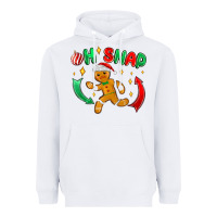 White oh snap with gingerbread Heavyweight Hoodie - MaliasSmallBusiness