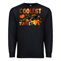 Black coolest turkey in town Premium Sweatshirt - MaliasSmallBusiness