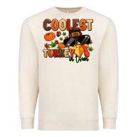 Sandshell coolest turkey in town Premium Sweatshirt - MaliasSmallBusiness
