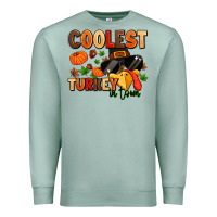 Seafoam coolest turkey in town Premium Sweatshirt - MaliasSmallBusiness