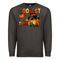 Smoke coolest turkey in town Premium Sweatshirt - MaliasSmallBusiness