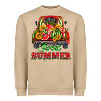 Mushroom sweet summer watermelon and truck Heavyweight Sweatshirt - HRA Design Shop