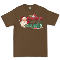 Cacao Santa's Favorite Nurse Premium Tee - MaliasSmallBusiness