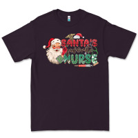 Plum Santa's Favorite Nurse Premium Tee - MaliasSmallBusiness