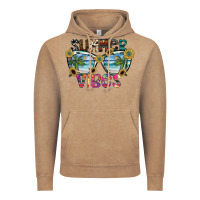 Vintage Coffee summer vibes Vintage Hoodie - SublimationCraftShop