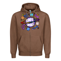 Chestnut safe space Zipper Hoodie - MaliasSmallBusiness