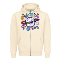 Sandshell safe space Zipper Hoodie - MaliasSmallBusiness