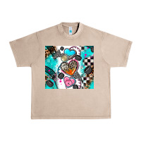 French Oak race heart Urban Heavy Tee - AdoDesignShop