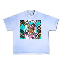 Grape Ice race heart Urban Heavy Tee - AdoDesignShop