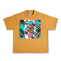 Peanut Butter race heart Urban Heavy Tee - AdoDesignShop
