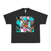 Pigment Black race heart Urban Heavy Tee - AdoDesignShop