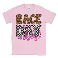 Bubblegum Pink race day vibes Classic Tee - Artiststas