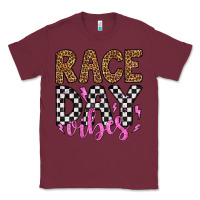 Burgundy race day vibes Classic Tee - Artiststas