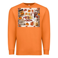 Carrot fall vibes coffee Premium Sweatshirt - MaliasSmallBusiness
