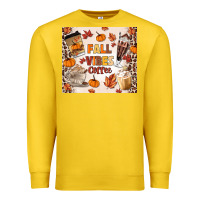 Lemon fall vibes coffee Premium Sweatshirt - MaliasSmallBusiness