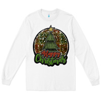 White happy christmas black Long Sleeve Tee - JahusDesignShop