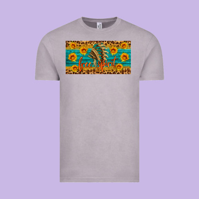Free Spirit License Plate Vintage Tee Designed By Hra Design Shop