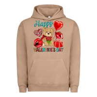 Pigment Burro happy valentines day Valentine's Day Urban Hoodie - HowdyJamesFarm