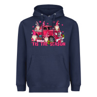 Navy tis the season Heavyweight Hoodie - MaliasSmallBusiness