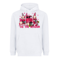White tis the season Heavyweight Hoodie - MaliasSmallBusiness