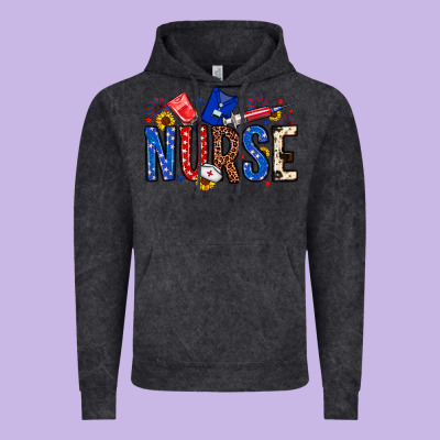 American Nurse Vintage Hoodie Designed By Neo Western