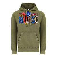 Vintage Olive American Nurse Vintage Hoodie - Neo Western