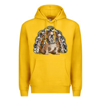 Lemon english bulldog rainbow Premium Hoodie - BarkalooDesign