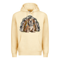 Pina Colada english bulldog rainbow Premium Hoodie - BarkalooDesign
