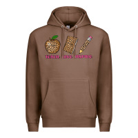 Chestnut teach love inspire leopard Premium Hoodie - AdoDesignShop