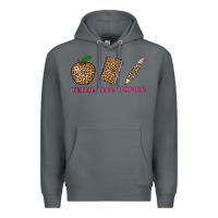 Rock teach love inspire leopard Premium Hoodie - AdoDesignShop