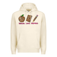 Tofu teach love inspire leopard Premium Hoodie - AdoDesignShop