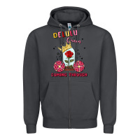 Smoke delulu queen coming through Zipper Hoodie - MaliasSmallBusiness