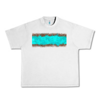 Lunar Rock turquoise leopard Urban Heavy Tee - JahusDesignShop