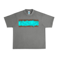 Tornado turquoise leopard Urban Heavy Tee - JahusDesignShop
