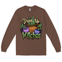 Chestnut Drink up witches white Long Sleeve Tee - JahusDesignShop