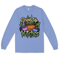 Colony Blue Drink up witches white Long Sleeve Tee - JahusDesignShop