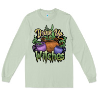 Matcha Drink up witches white Long Sleeve Tee - JahusDesignShop
