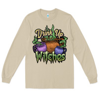 Mushroom Drink up witches white Long Sleeve Tee - JahusDesignShop