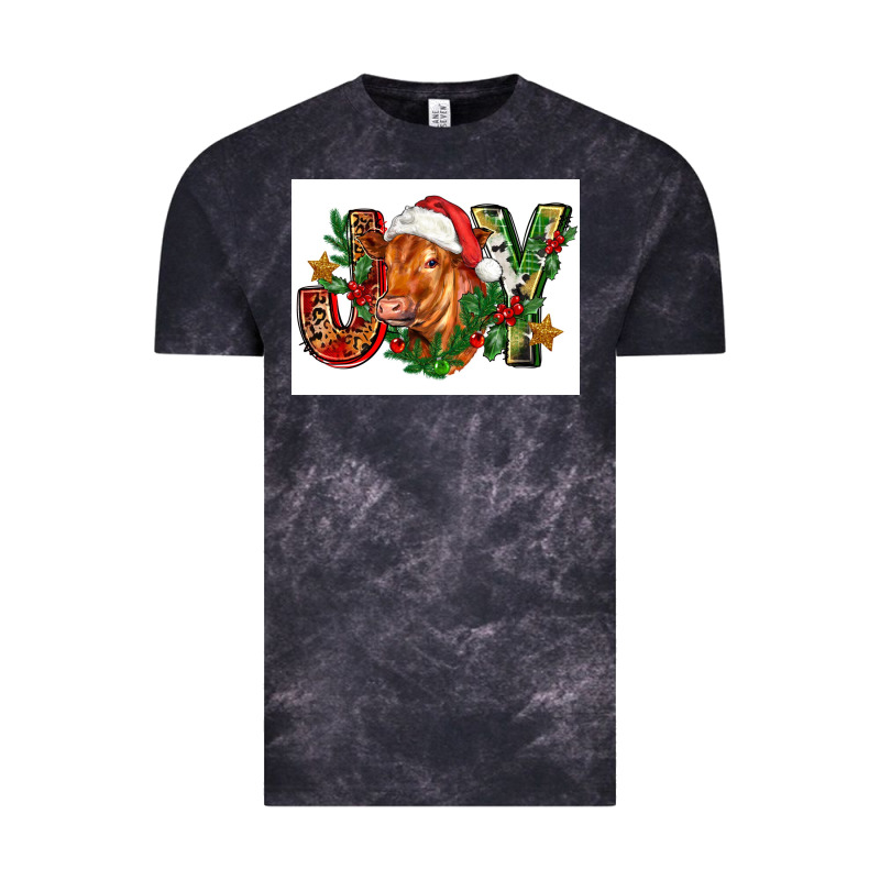Christmas Heifer Joy Vintage Tee by FaDigitalArtStudio | Teevron
