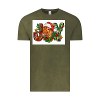Vintage Olive christmas heifer joy Vintage Tee - FaDigitalArtStudio