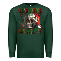 Sports Green Dead inside but jolly af Premium Sweatshirt - NancyCooperArtShop