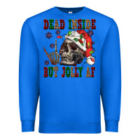 True Royal Dead inside but jolly af Premium Sweatshirt - NancyCooperArtShop