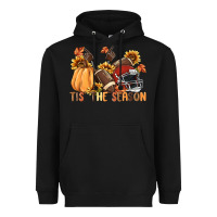 Black tis' the season Heavyweight Hoodie - MaliasSmallBusiness