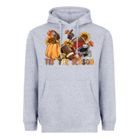 Heather Grey tis' the season Heavyweight Hoodie - MaliasSmallBusiness