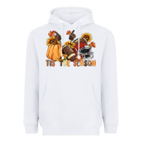 White tis' the season Heavyweight Hoodie - MaliasSmallBusiness