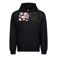 Black gothic girl and colorful girl best friends with Urban Hoodie - TumblerDesignByShophia