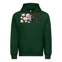Forest Green gothic girl and colorful girl best friends with Urban Hoodie - TumblerDesignByShophia